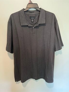 Bill Blass Micro Pima Cotton Gray Polo Shirt Men’s XXL